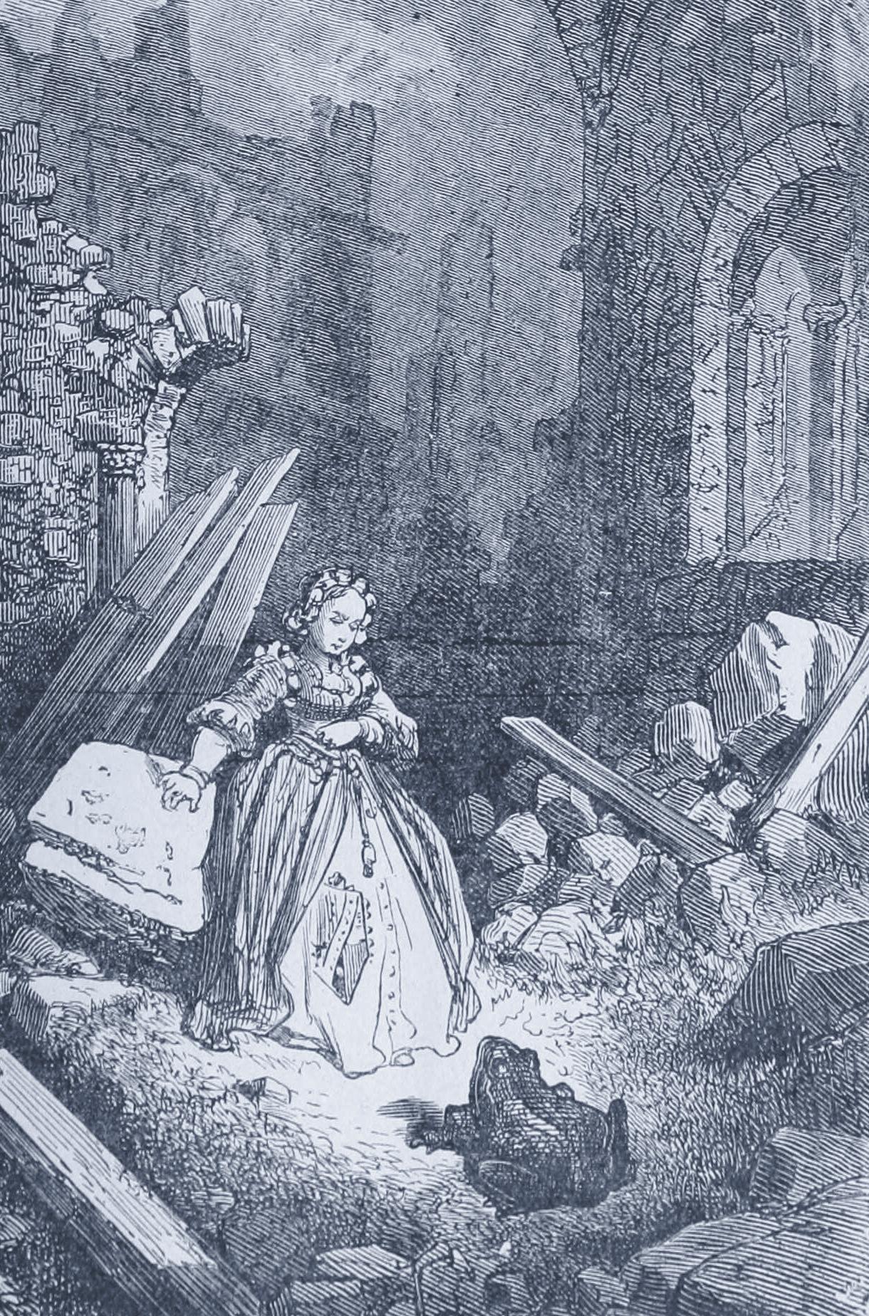 Gustave Doré engraving of a large toad — a small, self-contained creature of its own kind